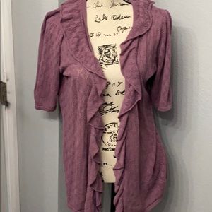 Purple Mauve Cardigan